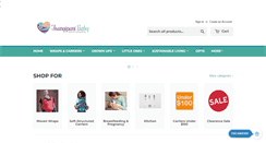 Desktop Screenshot of frangipanibaby.com.au